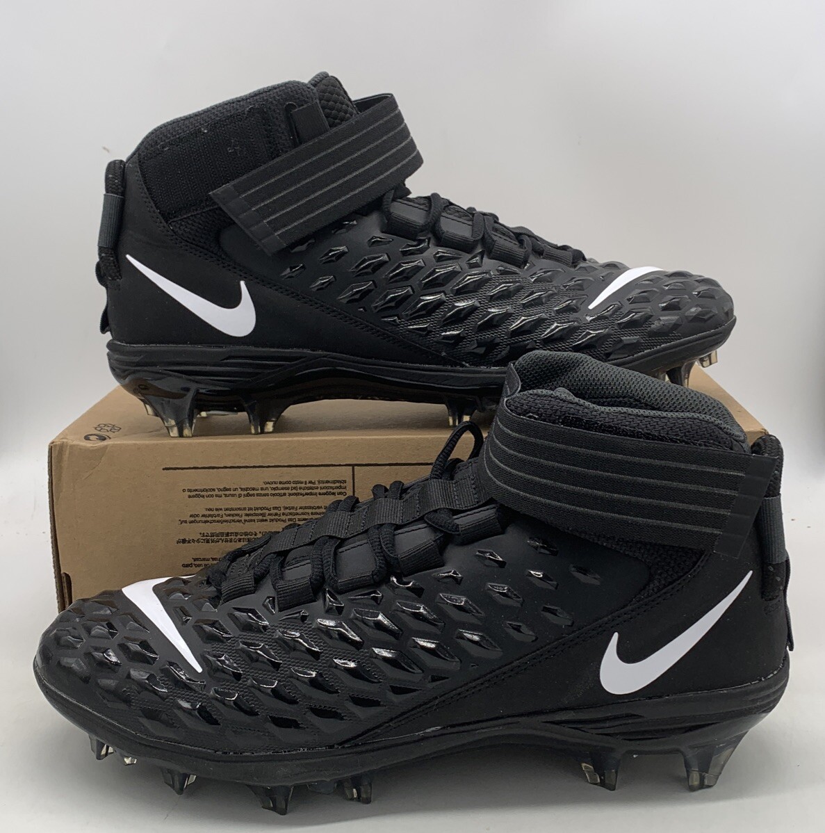 Футбольные бутсы Nike Force Savage Pro 2 Черные AH4000-002 Мужские Размер 12 27890₽