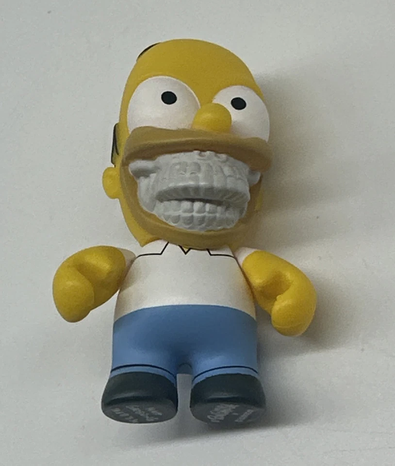 Kidrobot x Ron Inglés - Homer Simpson Grin 3” Mini Figura Vinilo Foto 2 de 4