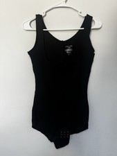 Woman  s Shapewear Bodysuit Black Size Large