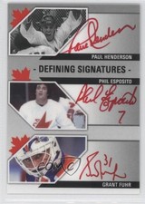 2005-06 Bossa Card Show Paul Henderson Phil Esposito Grant Fuhr Auto HOF 0c3