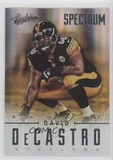 2012 Panini Absolute Rookie Spectrum Silver 31/50 David DeCastro #124 0n8h
