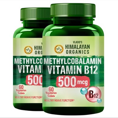 Vlado�s Himalayan Organics Vitamin B12 500mcg | 120 Veg Tabs