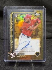 JAMES WOOD 2025 Topps Gilded Collection Rookie Autograph /99 Nationals (AU, RC)