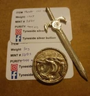 Thundercats hand poured 91g .999 silver Round/Sword Set COA No 22