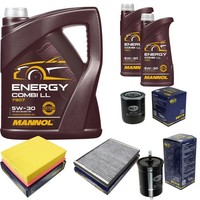 SCT Inspektionspaket 7L Mannol Energy Combi LL 5W-30 FüR Audi A6 2.4 2.8