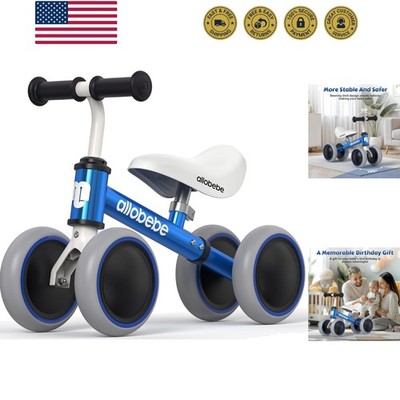 Cute 3-Wheel Baby Balance Bike for 1--Olds - Develops Skills & Confidence
