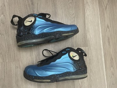 Sz 10.5 Nike Total Foamposite Max Air Current Blue 90s vibe Basketball shoe dunk