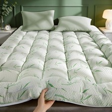 Mattress Topper Viscose Made from Bamboo Pillow Top Mattress Topper,1200 GSM ...