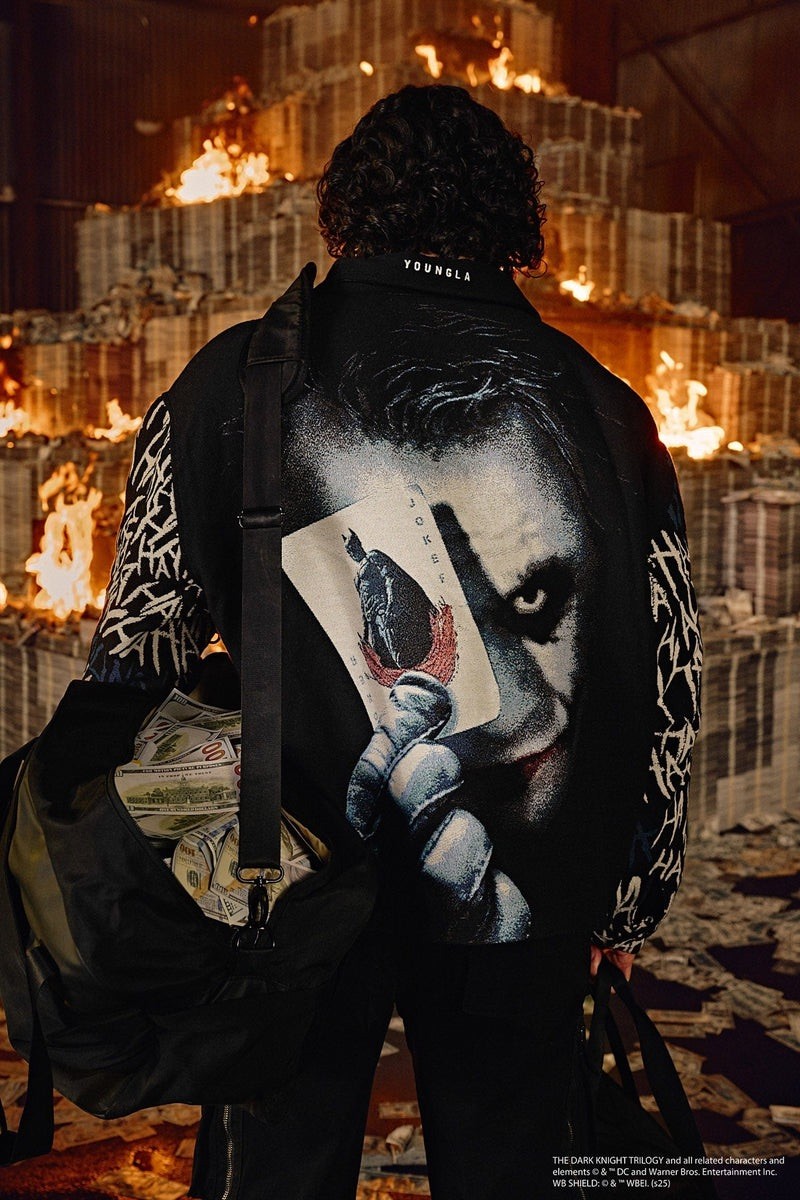 YOUNGLA -5177- BATMAN LIMITED EDITION TAPESTRY JACKETS-JOKER T2