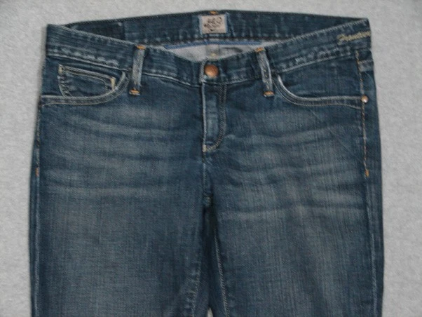 QD05439 **SIGNO DORADO** JEANS MUJER FRONTERA PIERNA RECTA TOBILLO talla 27 AZUL OSCURO Foto 4 de 4