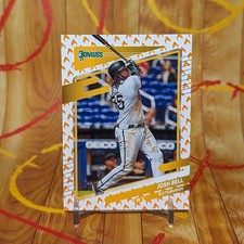 🔥 2021 Josh Bell /75 Fire Emoji Panini Donruss #132 On Fire /75 🔥
