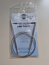 SKACEL Addi Turbo 32" US #8 5.0mm/80cm Circular Knitting Needles Germany
