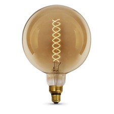 Feit Electric 60W G63 Spiral Filament 2000K Led Bulb 1Pk