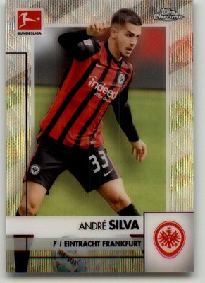 2020-21 Topps Chrome Bundesliga André Silva X-Fractor #36 /250 Frankfurt