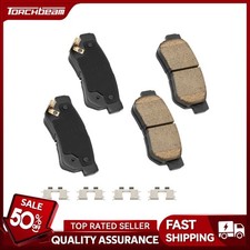 Set of 4 Ceramic Rear Brake Pads For Hyundai Sonata Santa Fe Kia Sportage D813