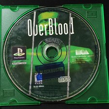 OverBlood Sony PlayStation 1 1997 Used Tested Working Disc Only Black Label