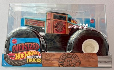 Hot Wheels 2026 Monster Trucks Oversized Series Bone Shaker #JKP84 1:24 Scale