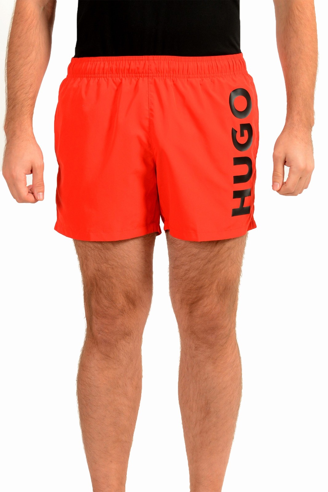 Мужские шорты для плавания Hugo Boss ABAS с красным логотипом и принтом US L IT 52 9190₽