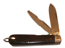 Vintage Kingston USA 2-Blade Lineman Electrcian Folding Pocket Knife- Nice!!