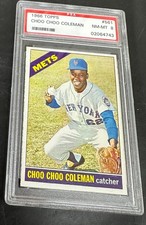 1966 Topps #561 Choo Choo Coleman SP Mets PSA 8 Nr Mint/Mint