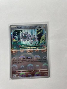 Pokemon Black Bolt: Klink Poke Ball Pattern 061/086 (Excellent Condition)