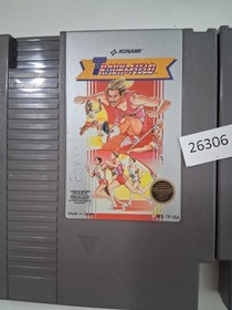 2 retro Nintendo games NES Track & Field + Nintendo  World Cup   26306 wt12