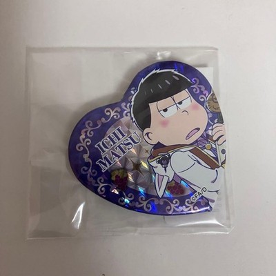 Osomatsu-san Heart Can Badge Holo Ichimatsu