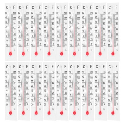 30 Pcs Sofortthermometer Glastemperatur-schwimmkörper Gewächshausthermometer