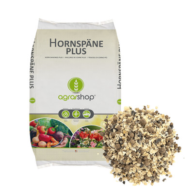 Agrarshop Hornspäne Plus 20 kg Universaldünger Gemüsedünger Blumendünger