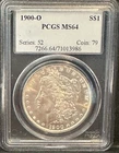 1900-O Morgan Dollar PCGS MS64