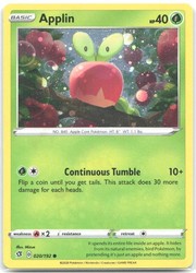 Applin 020/192 Rebel Clash Cosmos Holo Promo