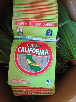 Backpack Boyz Guarana California 3.5g Mylar Bags   50 Qty