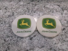 John Deere Stoneware Coasters, Set Of 2