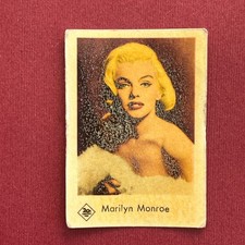 Marilyn Monroe 1957 Dutch Gum Symbolbilder Unnumbered Vintage Trading Card