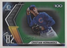 2022 Bowman Chrome Scouts Top 100 Green Refractor /99 Cristian Hernandez 0fz3