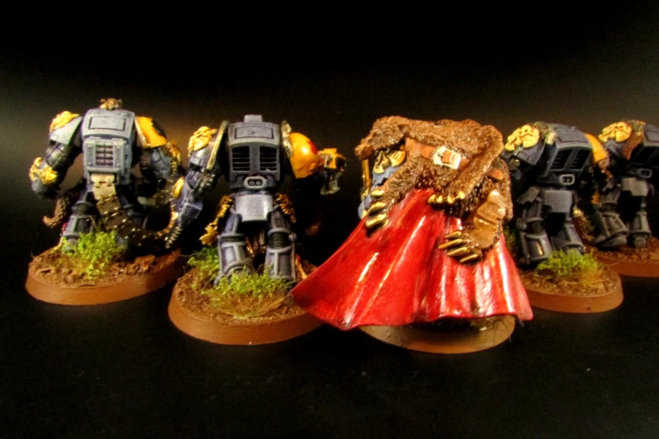 Citadel /  Warhammer 40k Plastic Space Wolves Wolf Guard Terminators - Image 4 of 4