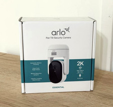 Arlo Essential Pan Tilt Indoor Security Camera 2K 2025 Release  Box is sealed