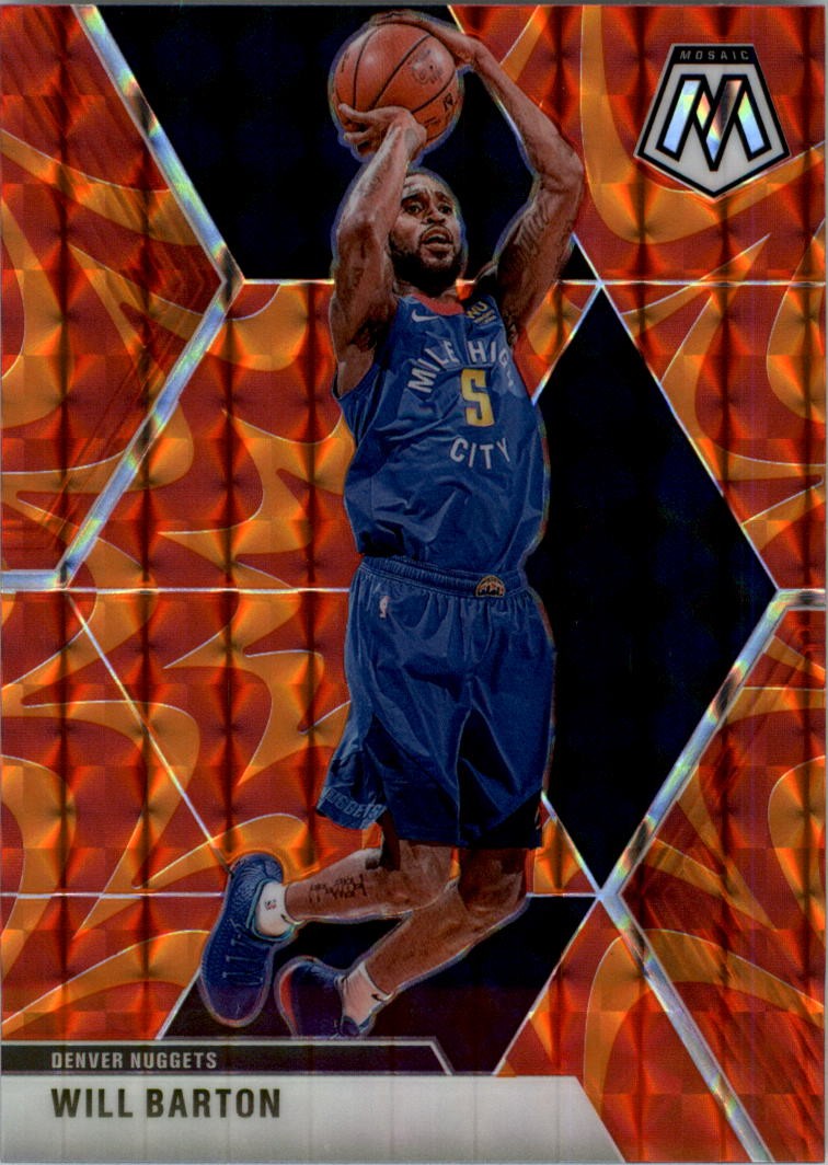 2019-20 Panini Mosaic Mosaic Orange Reactive #151 Will Barton - BSK