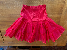 VTG 1950's-60's Tailer Made Red Petticoat
