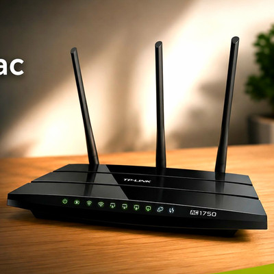 TP-LINK Archer C7 AC1750 Dual-Band WLAN Router Gigabit 5xLAN USB Schwarz