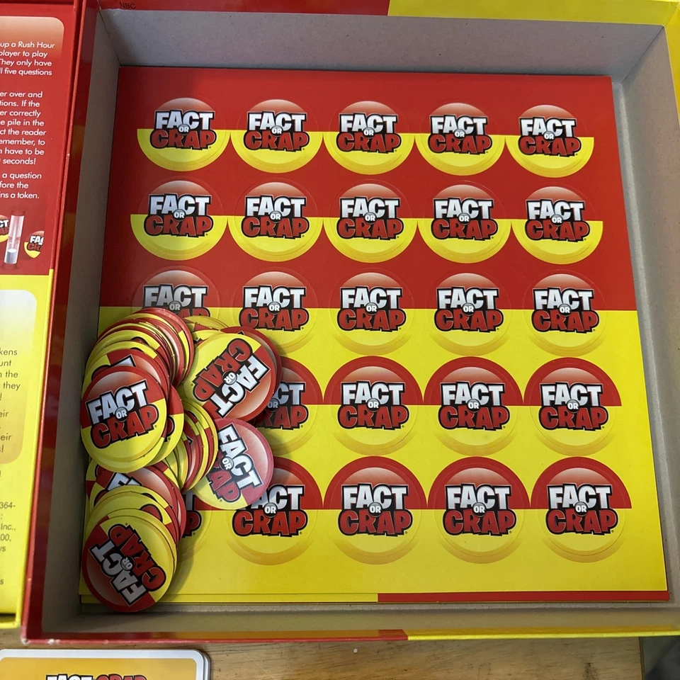 Fact Or Crap Trivia With Attitude Game Age 12 Yrs + Players 3-8 Complete 2011 - Image 3 of 4