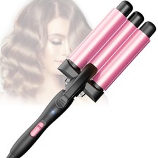 Fer à friser 3 barils Beach Waves EMOCCI PRO — coiffure ondulée professionnelle
