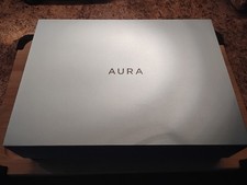 AURA CARVER LUXE DIGITAL PHOTO FRAME 10.5" X 2.1" X 7.3" OPEN BOX AF600 MODEL