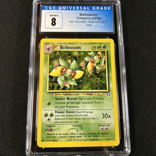 Bellossom (Unlimited) graded CGC 8 for sale on eBay