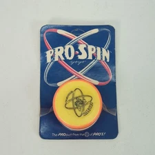Vintage 80's Yellow/Orange YoYo Pro Spin Stinger Duncan Sales & Promo NIP