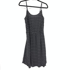 Old Navy A-Line Casual Sundress Womens Size MT Black White Print