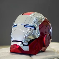 1:1 Iron Man Autoking MK5 Voice-Controlled Helmet Perfect Girlfriend Gift IN US