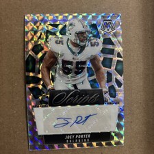 2025 Panini Mosaic #SCR-JPR Joey Porter Scripts Auto Dolphins