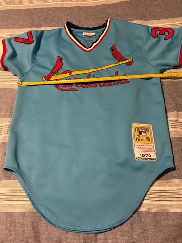 1979 Mitchell & Ness Keith Hernandez St Louis Cardinals Jersey Size 40 - Picture 12 of 15