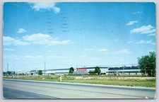 Vintage Iowa Postcard DAVENPORT Alcoa Aluminum Plant Factories 1956